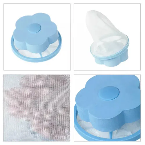 Magic Filter Bag Lint Fluff Grabbing Remover Floating Lint Mesh Pouch