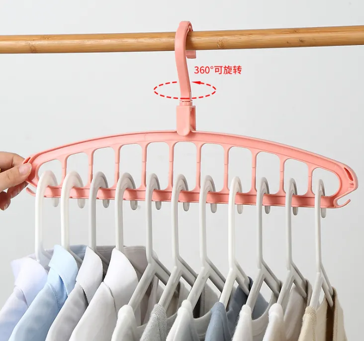 360 Degree Swivel Rotate Hangers, Space Saving Magic Clothes Hanger
