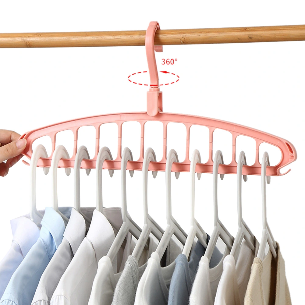 360 Degree Swivel Rotate Hangers, Space Saving Magic Clothes Hanger