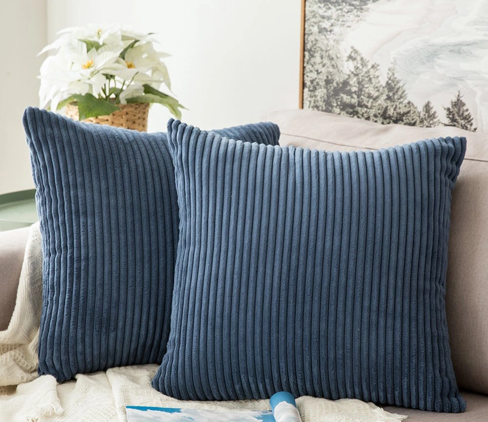 Striped Domestic Bedding Covers, Daily Square Rectangle Thick Cushion Cases