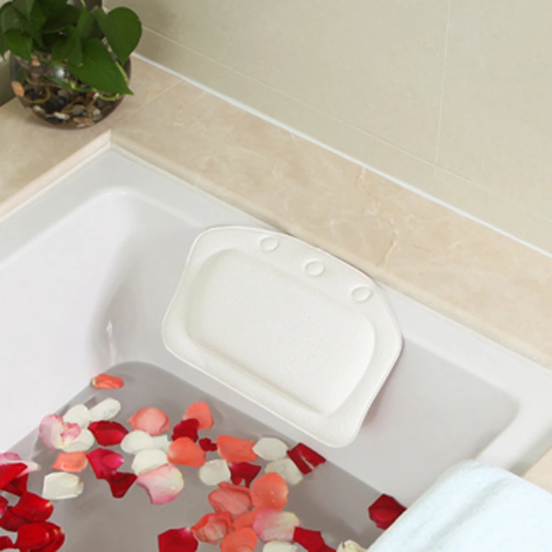 Spa Pillow Head Support Waterproof Spongy Relaxing Bathtub Cushion