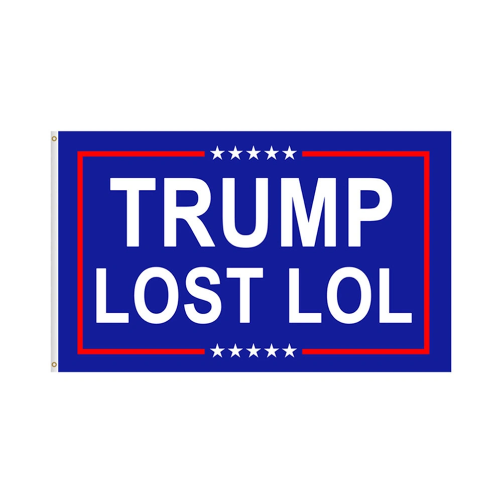 American Election Flag, TRUMP LOST LOL Banner with Vivid Color 