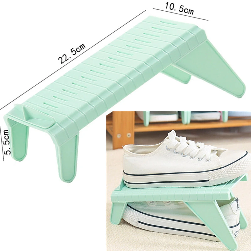 Creative Adjustable Shoe Bracket Simple Trapezoid Plastic Removable Shoes Rack
