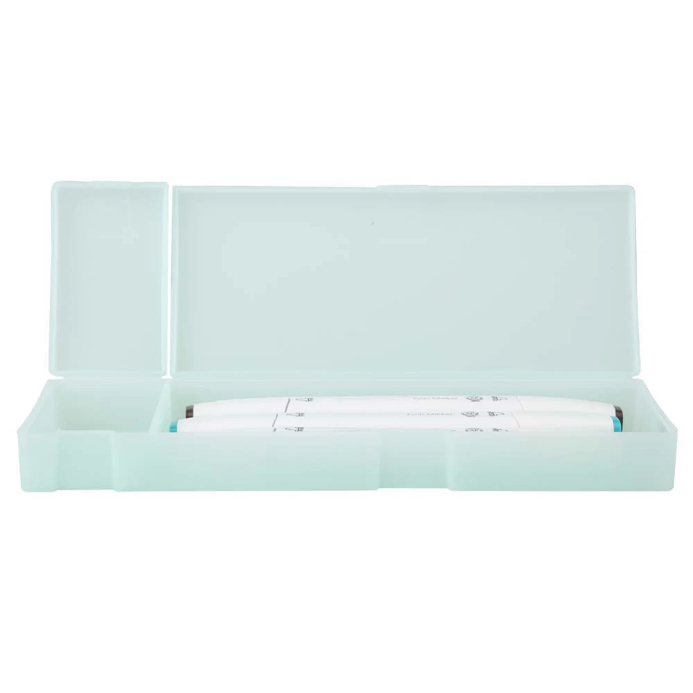 Large Transparent Plastic School Pencil Case Student Stationery Storage Case Box (#1)