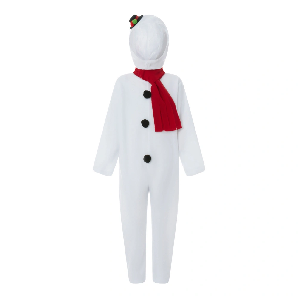 Kids Snowman Costume Toddler Boys Girls Christmas Festive Costume