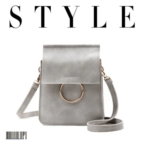Ladies Messenger Bag Mini Pure Color Wear-Resistant Large-Capacity Shoulder Bag