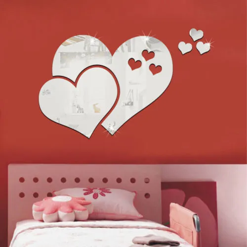 Heart Shape Paper Sticker, Daily Romantic Adhesive Sticky Paper