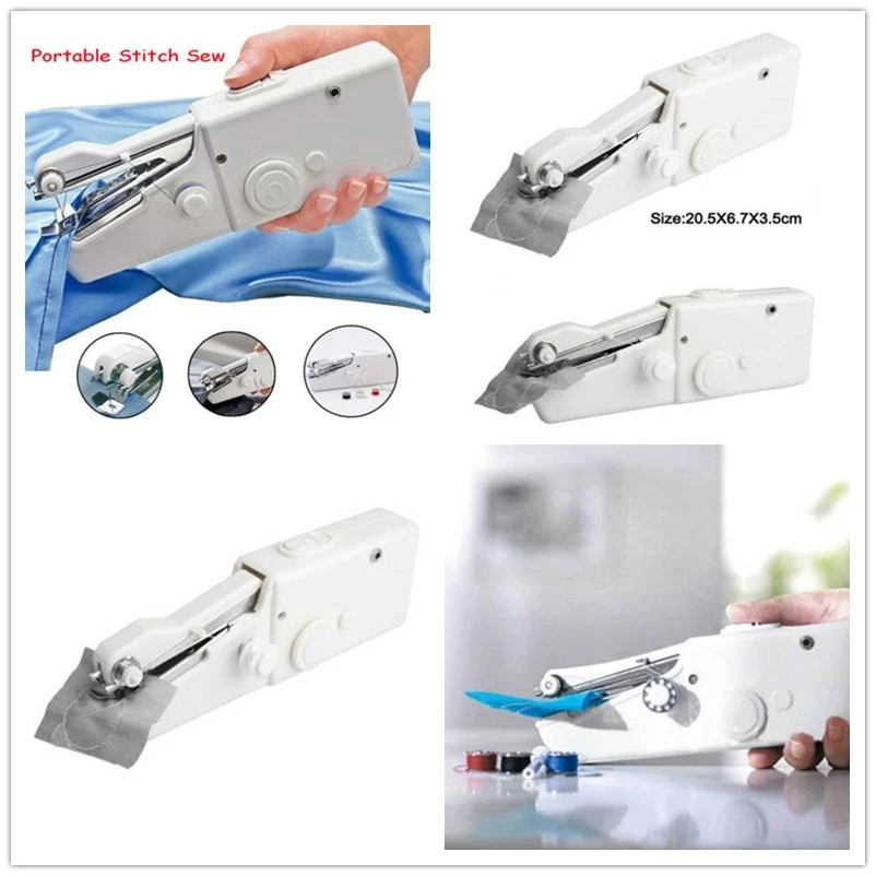 Household Mini Electric Sewing Machine Portable Hand Held Tailoring Tools