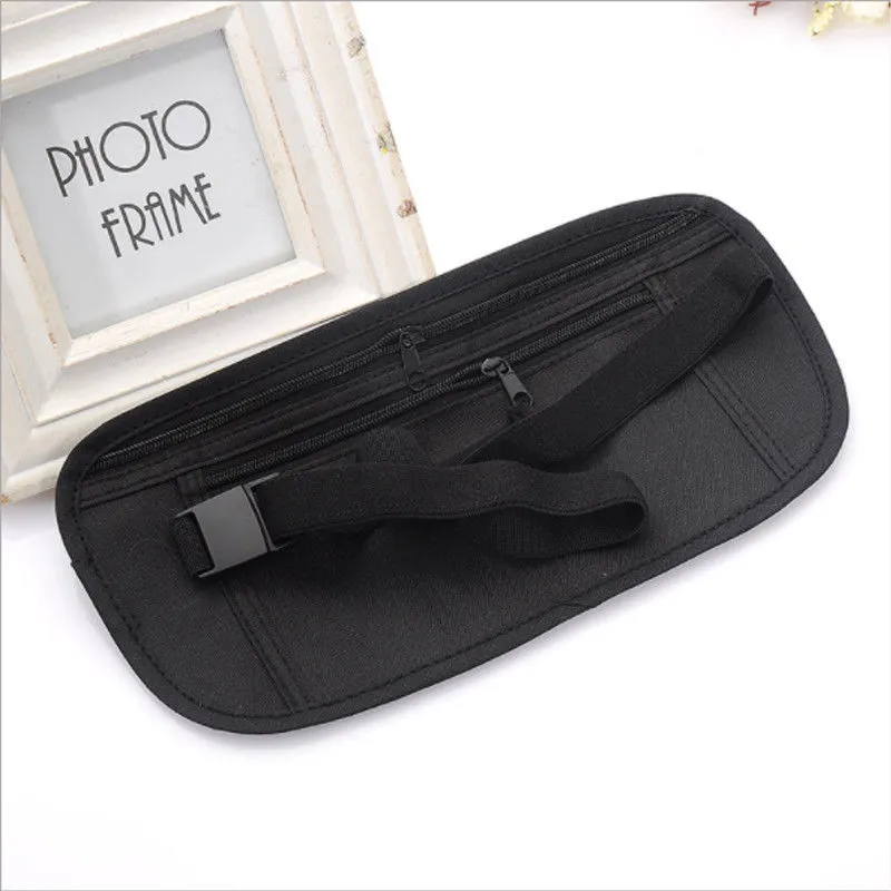 Fashion Waist Pack Invisible Ultra-Thin Anti-Theft Money Belt Bag