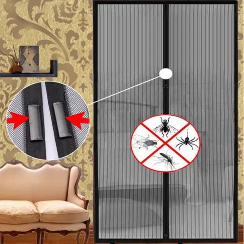 Magnetic Anti-Mosquito Curtain Hands Free Automatic Shutdown Screen Door