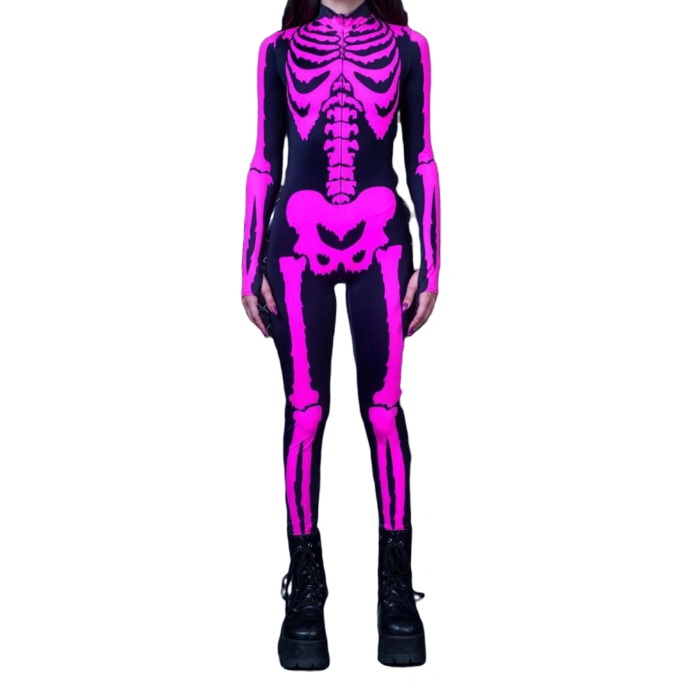 Halloween 3D Printed Costume for Women & Kids Long Sleeve Jumpsuits