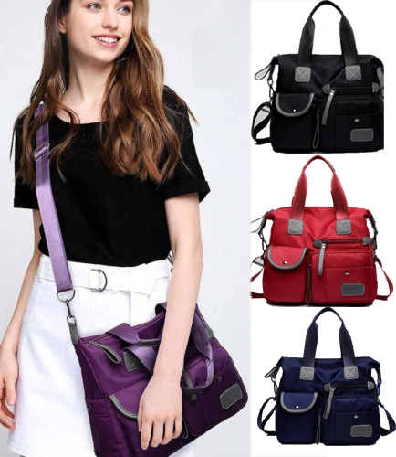 Multifunctional Oxford Cloth Handbag Large Capacity Shoulder Bag