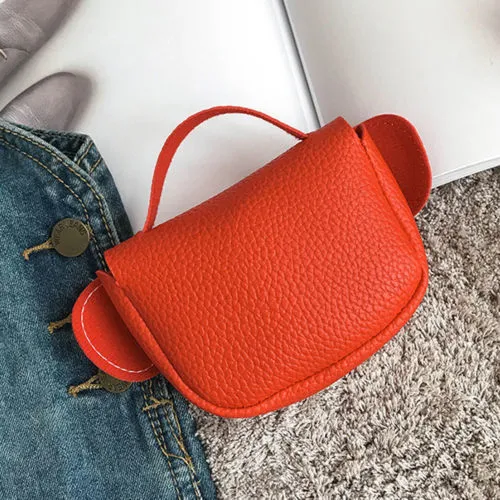 Little Girls Shoulder Bag, Lovely Elephant Cross-body Purse Handbag