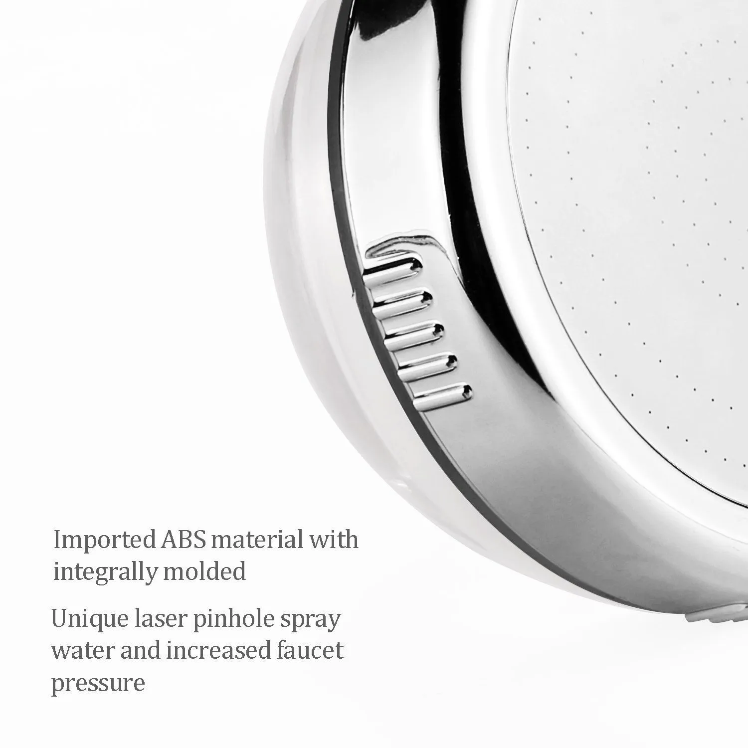 High Pressure Boosting Shower Head, Water Saving Filter Stone Stream Shower