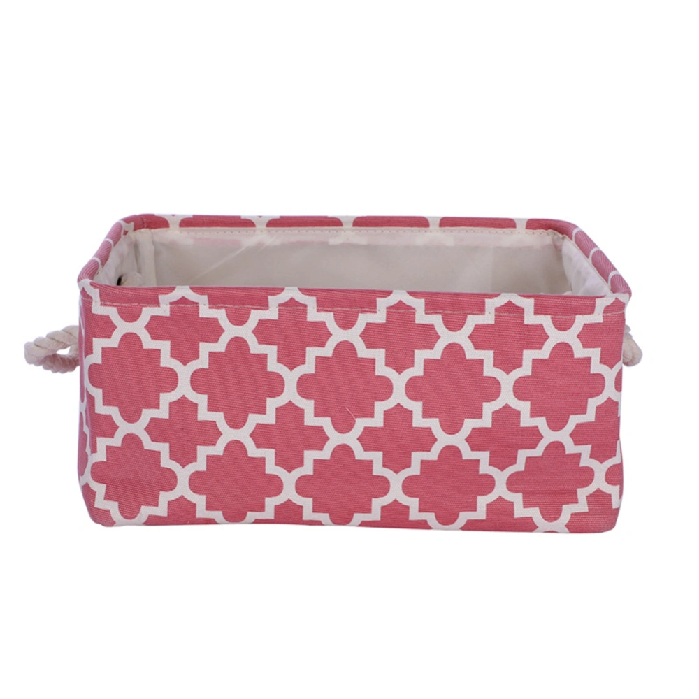 Plum Pattern Collapsible Storage Basket Portable Finishing Frame