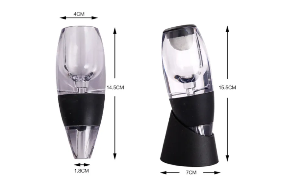 Red Wine Aerator Filter Removable Mesh Filter Enhancer Bracket Set