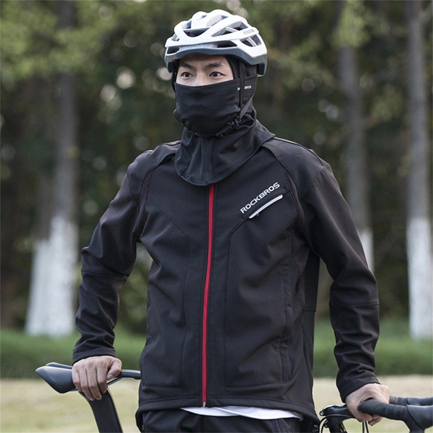 Outdoor Riding Fleece Facewear Balaclava Windproof Hood Neck Gaiter