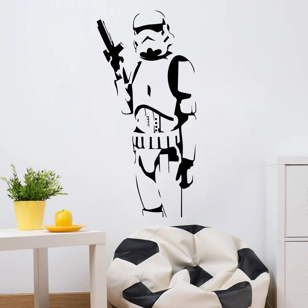 DIY Art Wall Sticker, Star Wars Empire Stormtrooper Decorative Mural