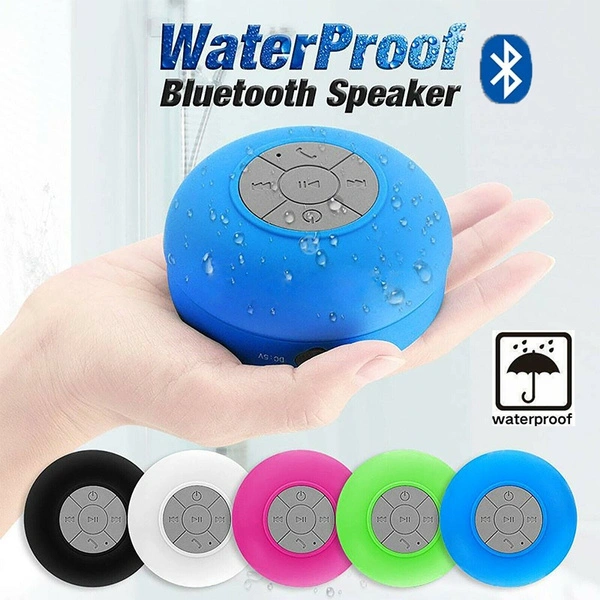 New Mini Wireless Bluetooth Speaker Portable Waterproof Shower Speakers Handsfree For Phone PC Suction Cup Bathroom Car Soundbar