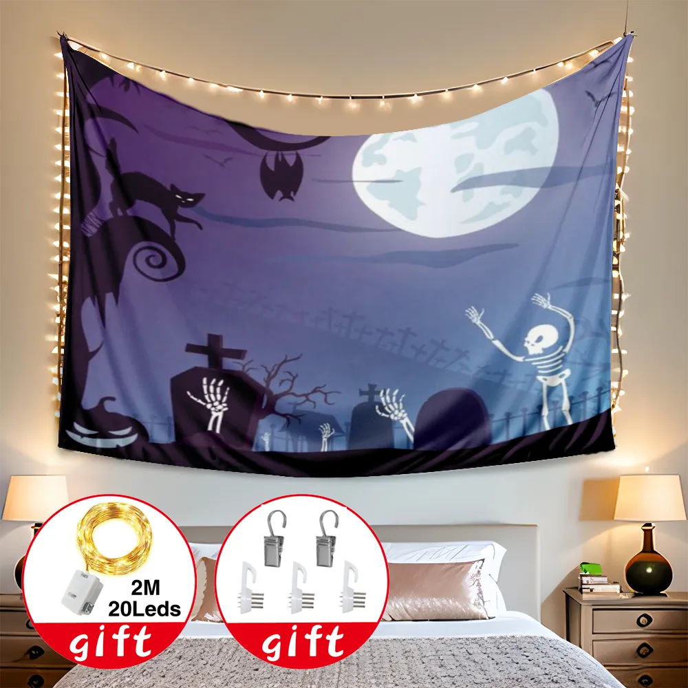 Halloween Decorative Tapestry, Fantasy Halloween Tapestry, for Bedroom Living Room Wall Decor,#322