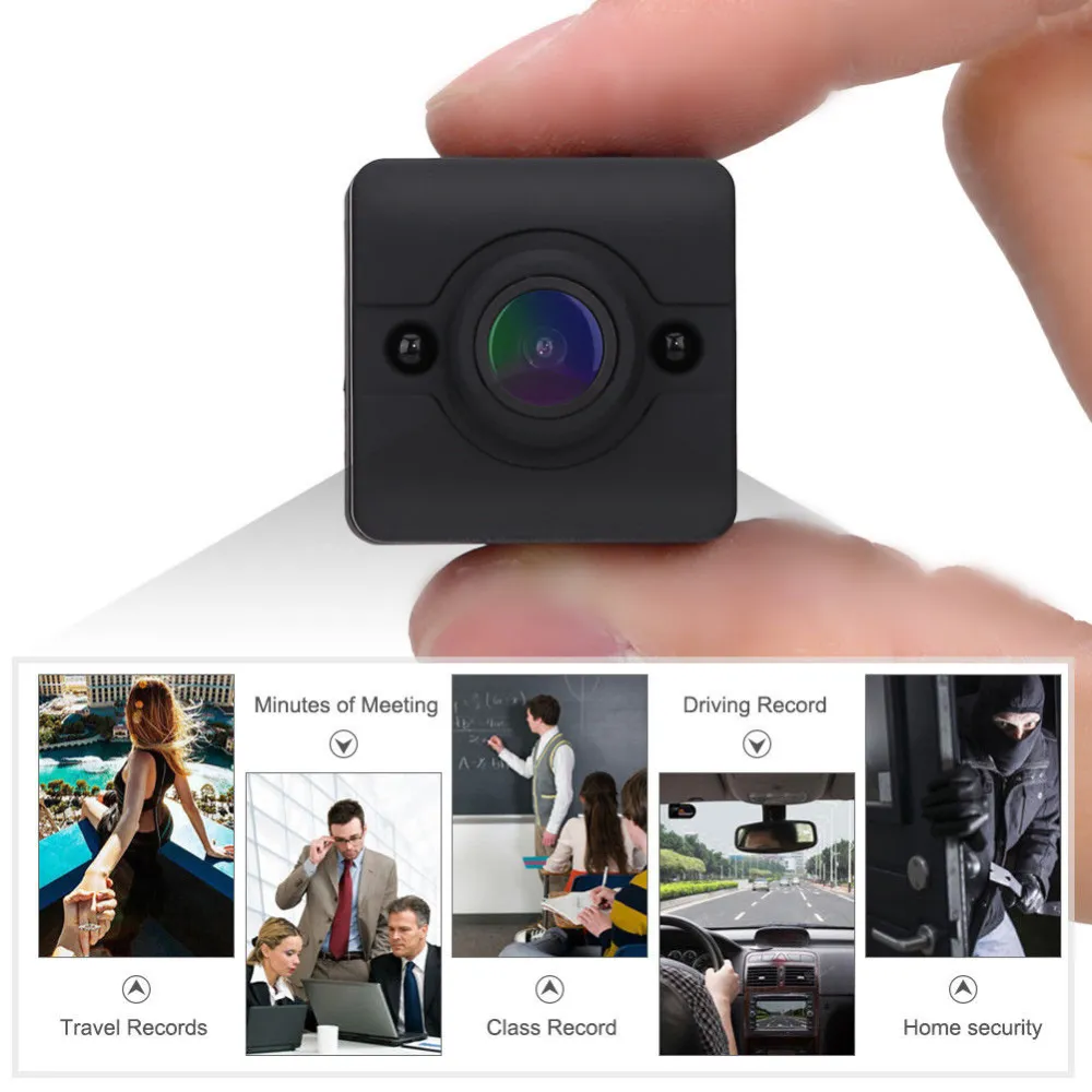 1080P HD DV Camera, Camcorder Mini Camera IR Night Vision Action Video