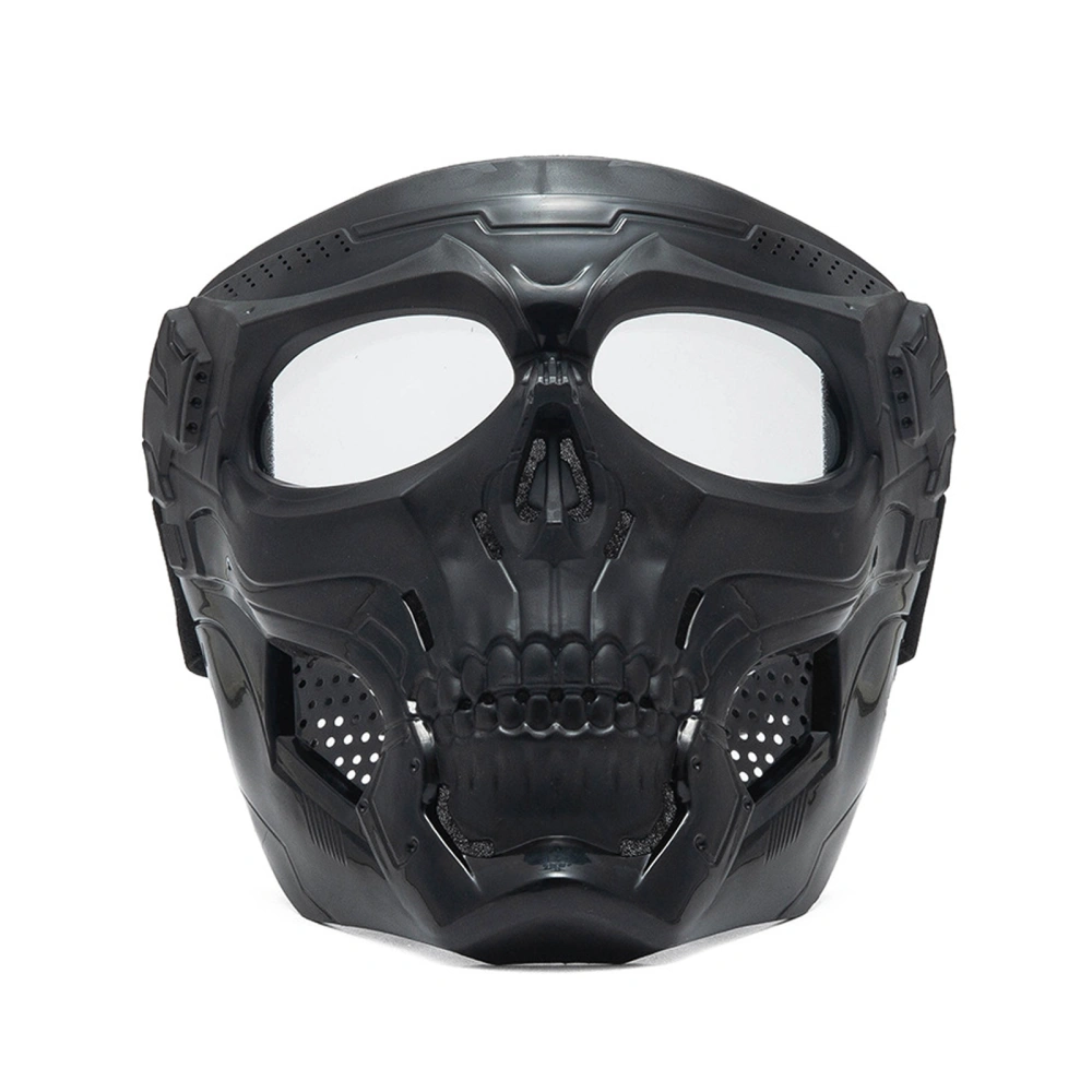 Adults Riding Mask, Skull Shaped Helmet Protective Headgear Goggles