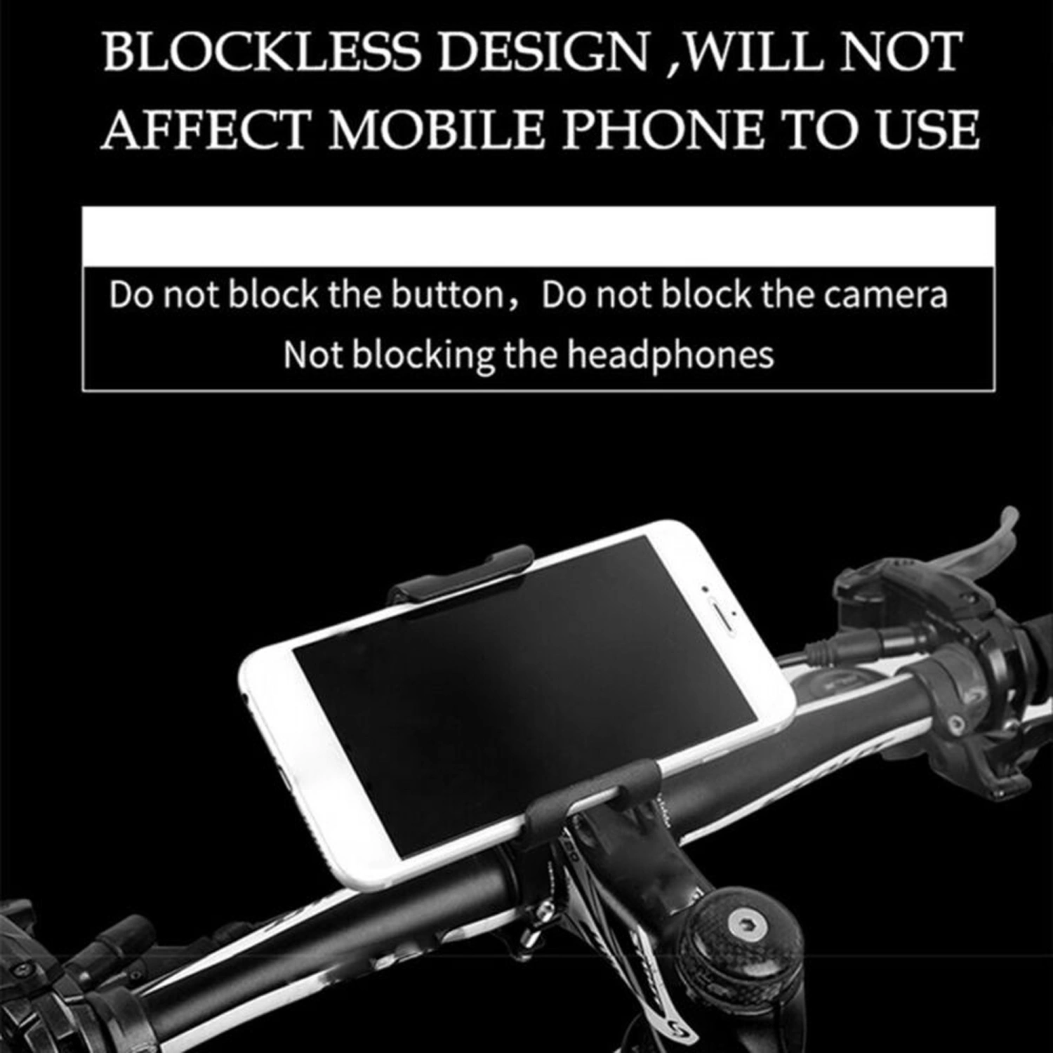 Aluminum Alloy Bike Handlebar Phone Cell Mount Bicycle Holder Bracket