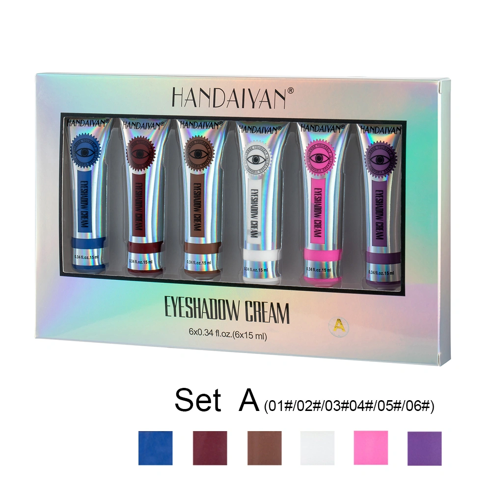 6 Pcs Liquid Eyeshadow, Matte Cream Cosmetic Halloween Makeup