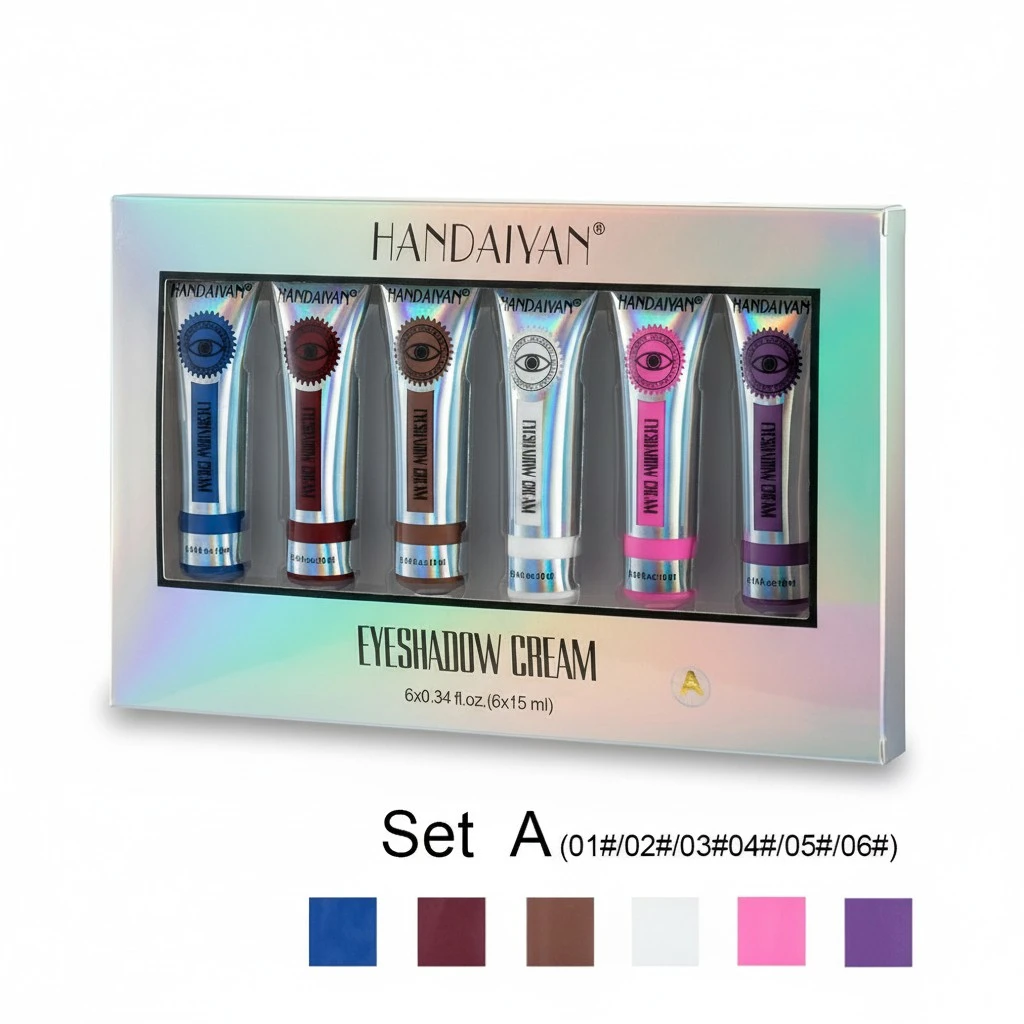 6 Pcs Liquid Eyeshadow, Matte Cream Cosmetic Halloween Makeup