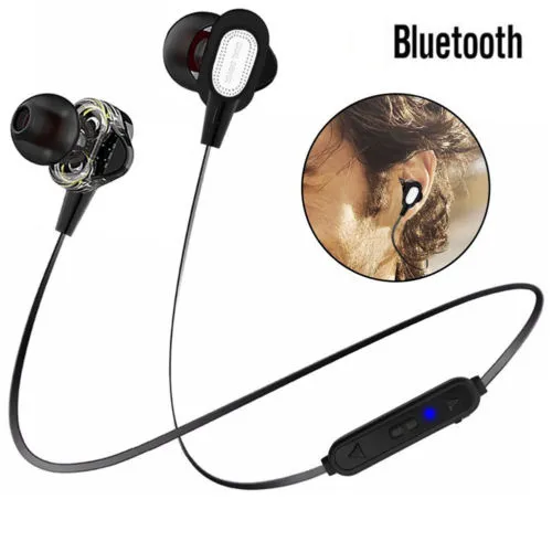 Bluetooth Headphone Magnet Wireless Bluetooth Sweatproof Earbuds