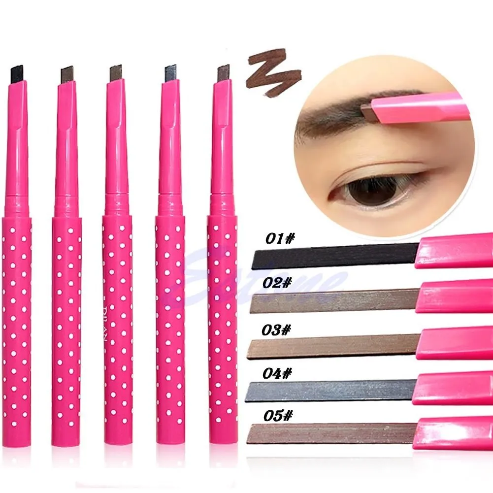 Women Rotate Eyebrow Pencil, Waterproof Natural Cosmetic Tool