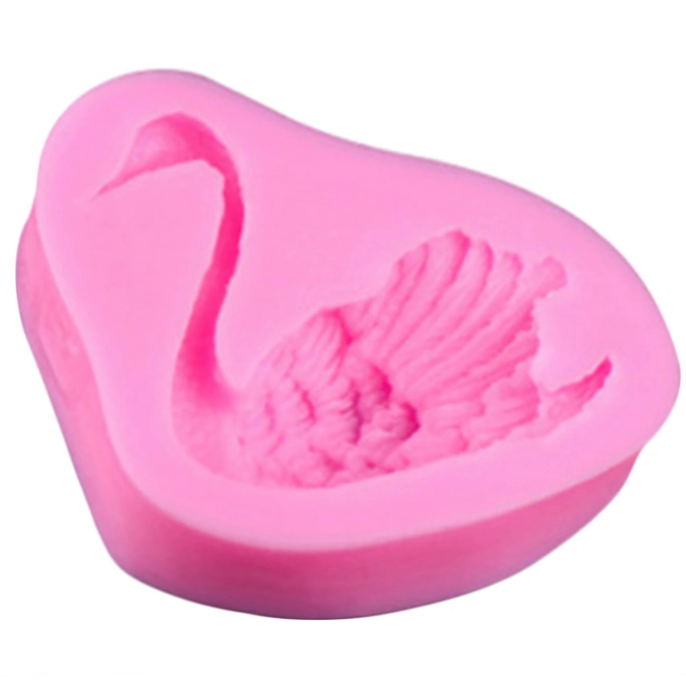 Swan Mould Fondant Cake Sugar Decoration Mold Silicone DIY Baking Tool