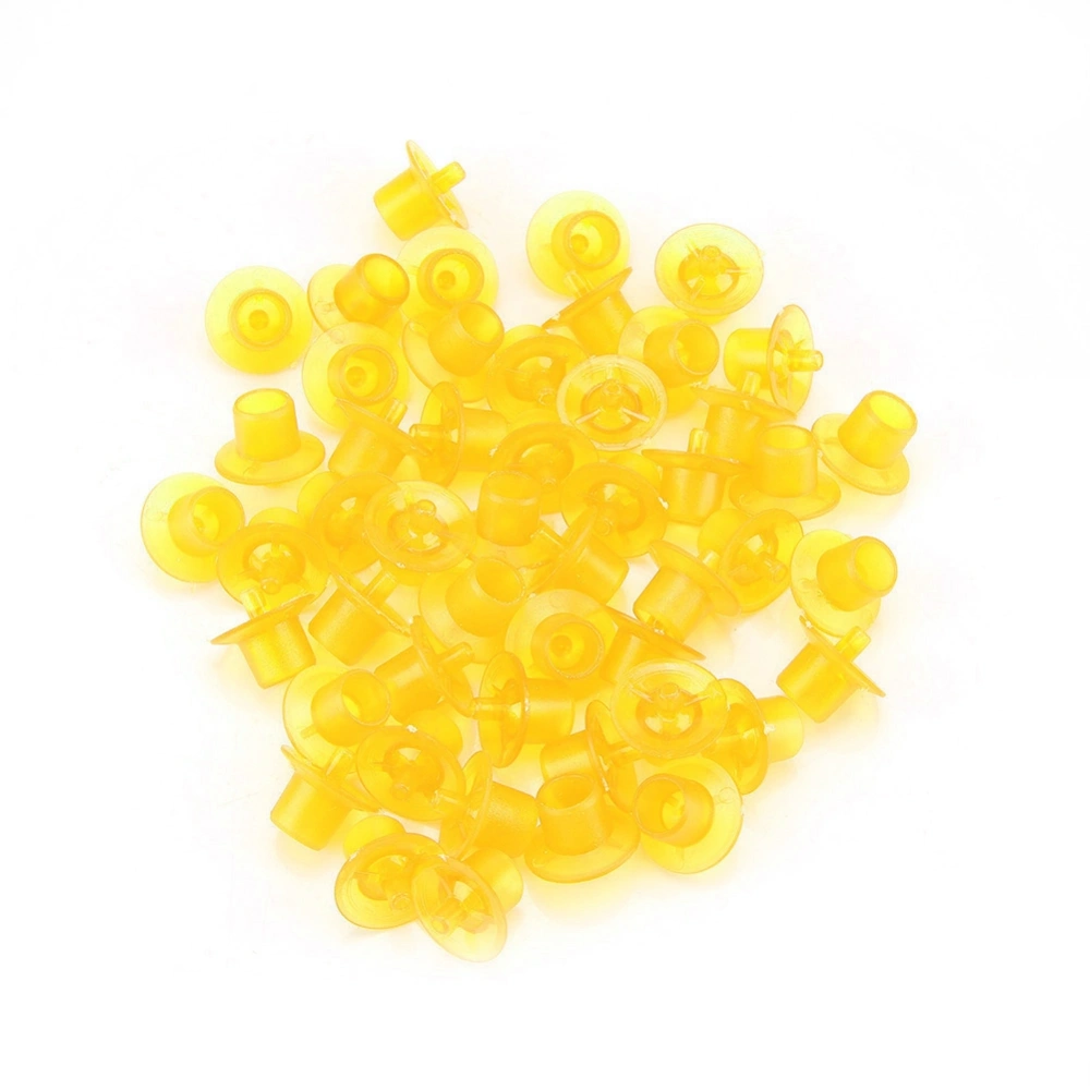 50pcs Beekeeping Queen Rearing Cell Cups Bee Keeper Equipment Tool Apiculture Supply Yellow