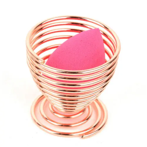 Stainless Steel Makeup Puff Holder Anti-microbial Breathable Sponge Dryer Stand