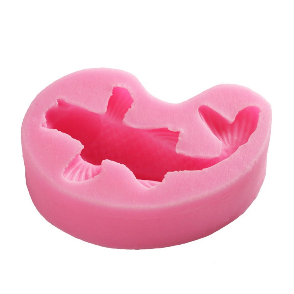 Koi Mould Decorating Tool Fish DIY Silicone Cake Mold for Baking Fondant Cupcake Dessert