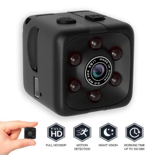 Hidden Mini Spy Camera HD 1080P Hidden Cam with Night Vision Motion Detection