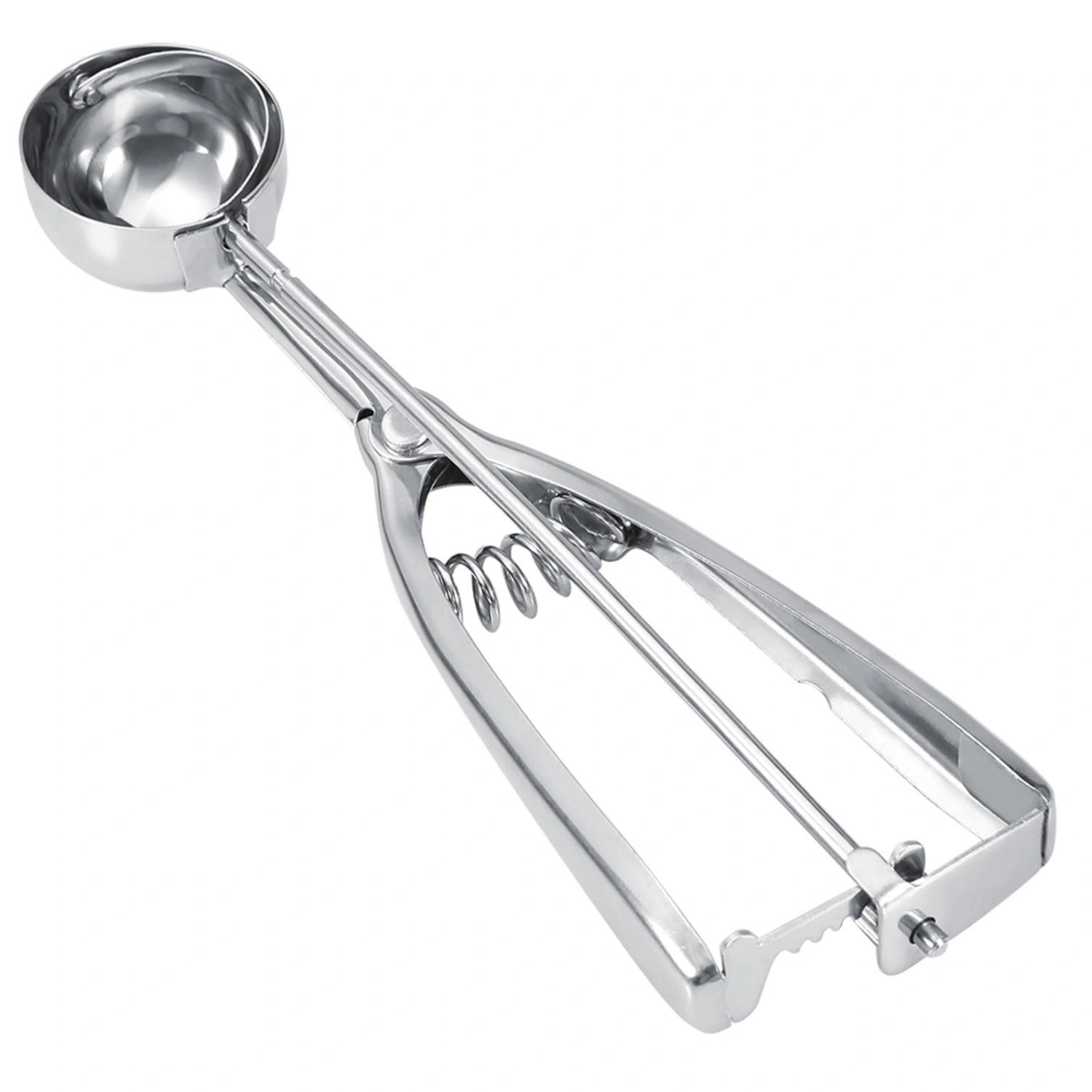 Stainless Steel Ice Cream Scoop Cookie Scoop Ice Cream Scoop Trigger(4cm Diameter)
