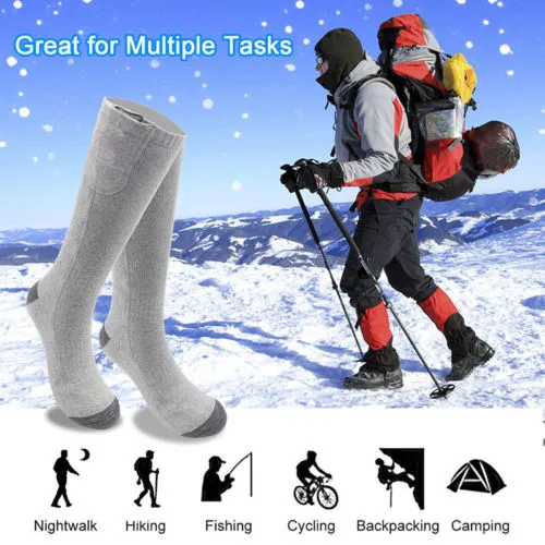 Electric Battery Heated Socks, Feet Warmer Hunting Foot Shoe Boot