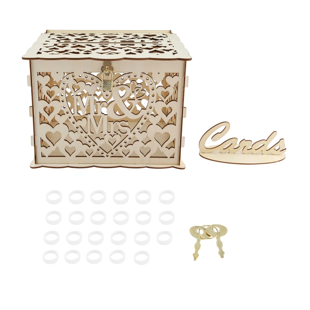 Wedding Card Box with Keys DIY Money Gift Box For Birthday Party