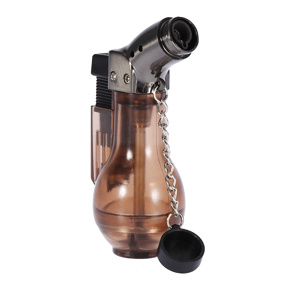 Safe Durable Fashionable Wine Bottle Pattern Lightweight Portable BBQ Cigarette Lighter(Coffee)