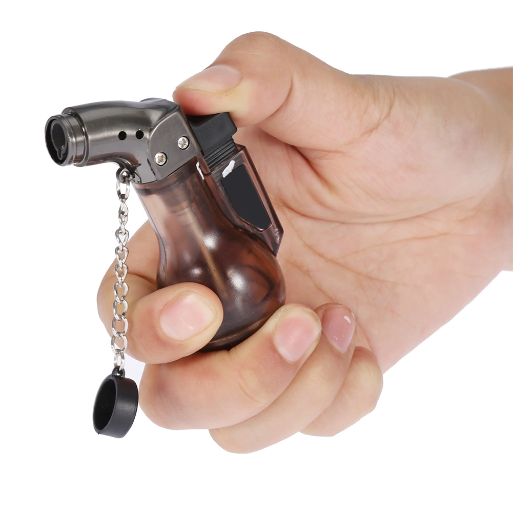 Safe Durable Fashionable Wine Bottle Pattern Lightweight Portable BBQ Cigarette Lighter(Coffee)