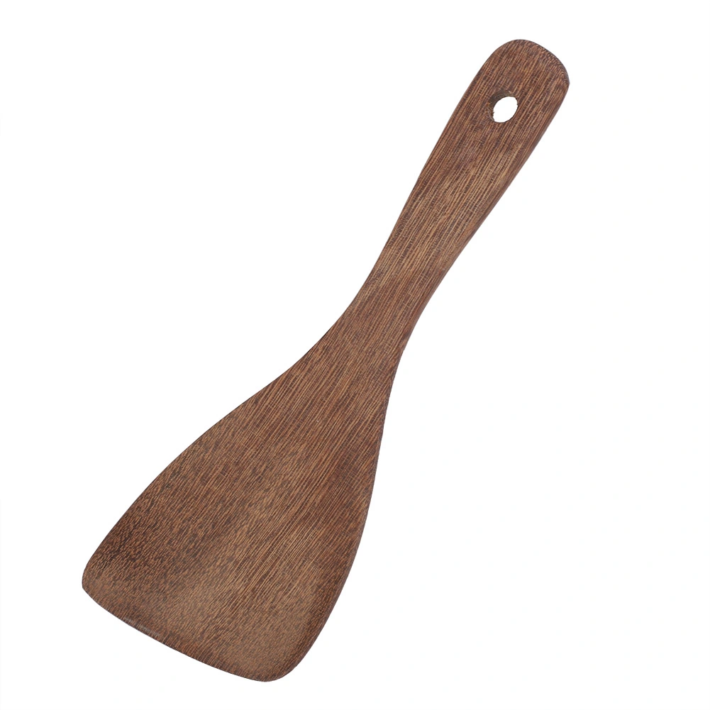 Kitchen Cooking Tool Shovel Wooden Spatula Fried Rice Turner Utensils (Bevel)