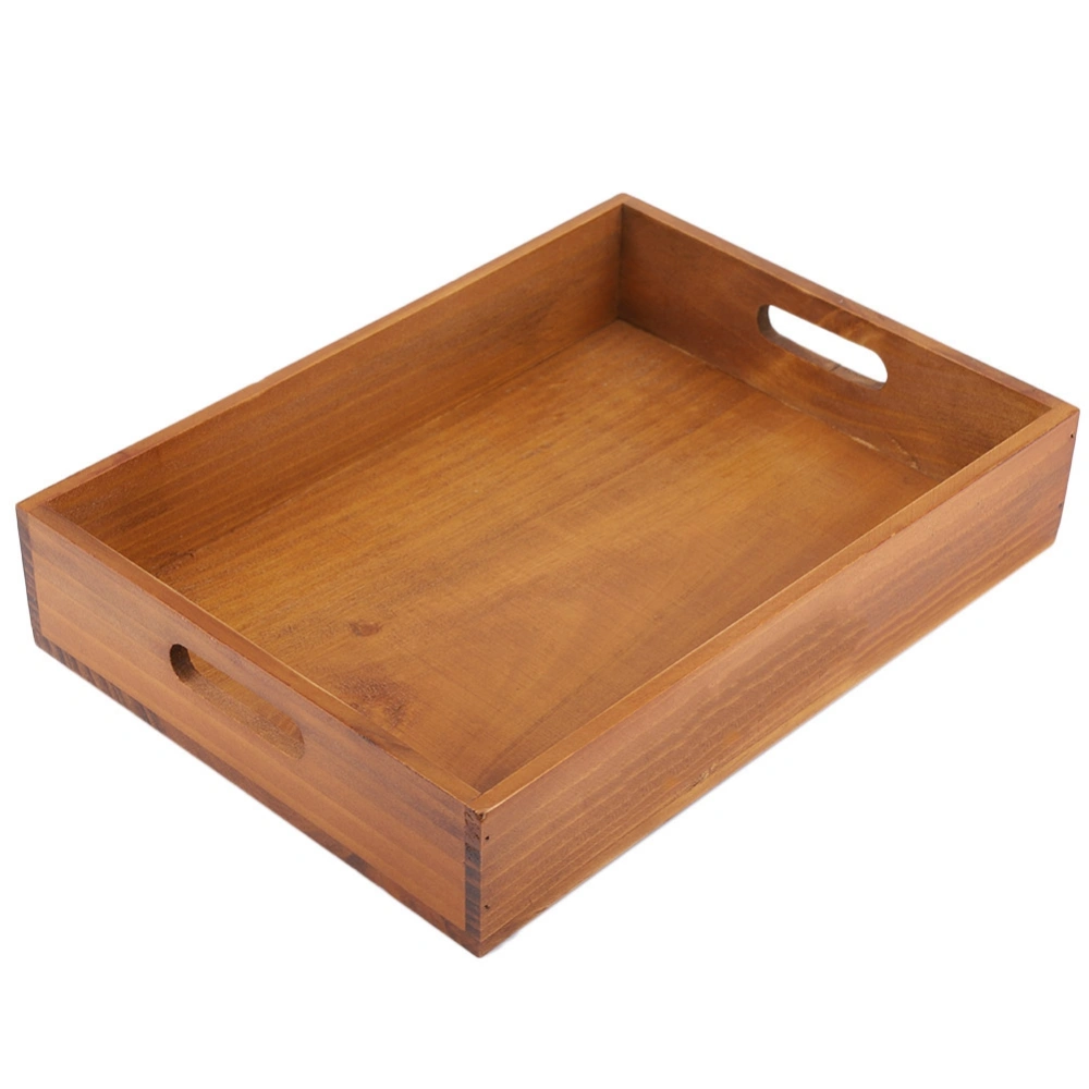 Retro Natural Hollow Garden Flower Wooden Planter Pot Box