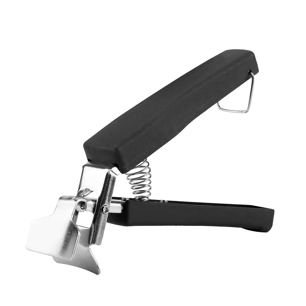 Multi function Anti scald Bowl Clip Dish Clamp Holder Stainless Steel Cooking Tool (Black)