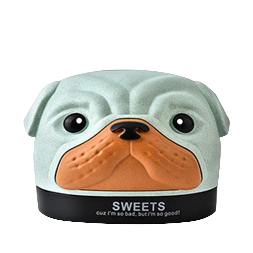 Cute Cartoon Dog Shape Tissue Box Tissues Holder for Home Bathroom Office Car Use Green