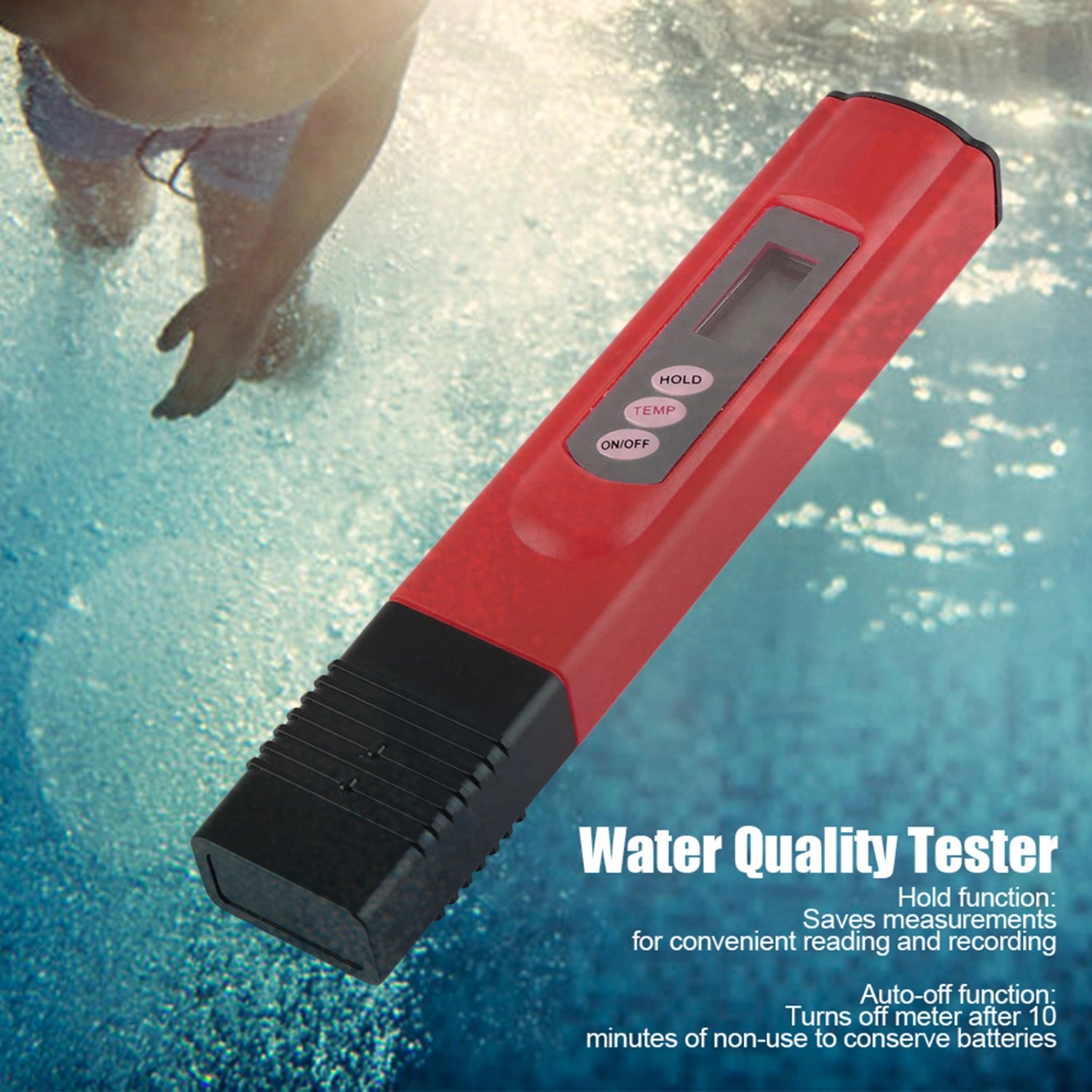Digital LCD TDS Water Quality Purity Monitor Aquarium Swimming Pool Meter Tester