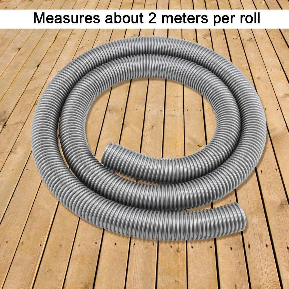 2m Flexible Hose Soft Tube Pipe Inner 32mm Outer 39mm Household Vacuum Cleaner Accessory