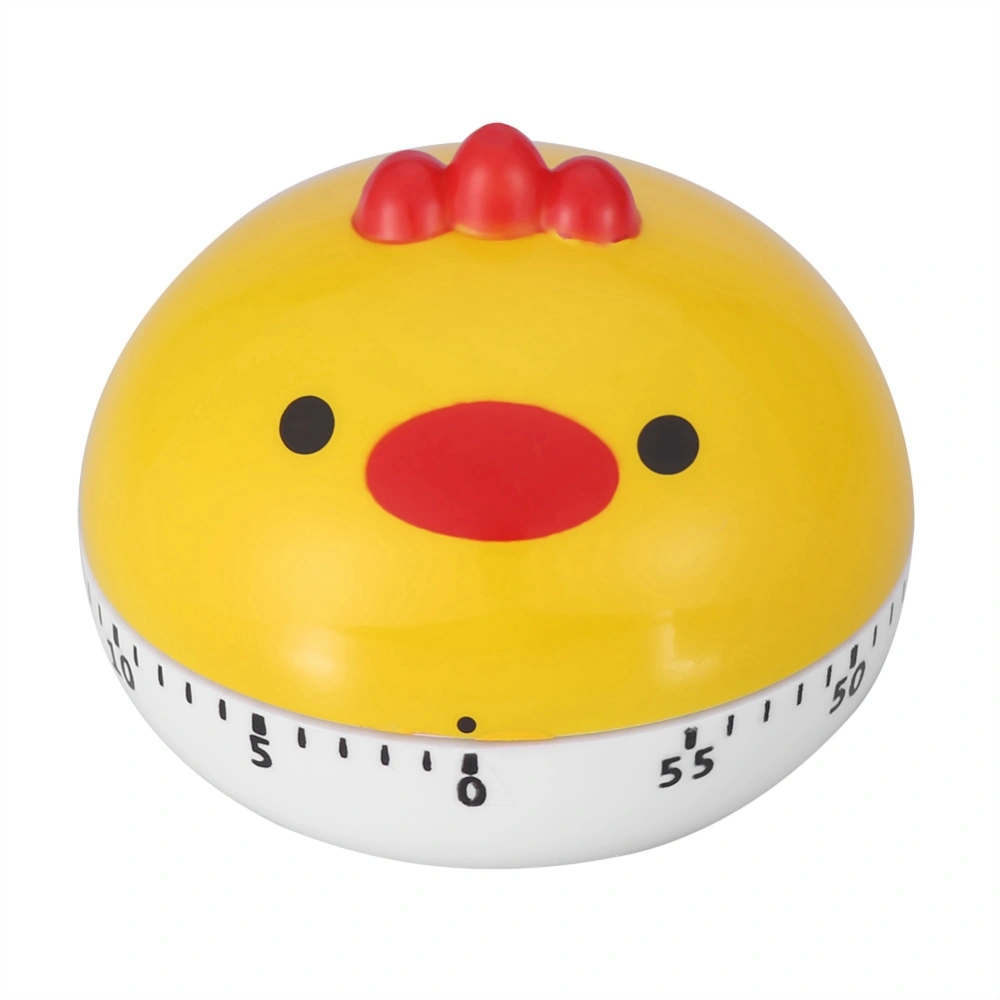 Mechanical Cooking Timer Manual Animal Shape Counters for Kitchen Timing Tool(Yellow Chicken)