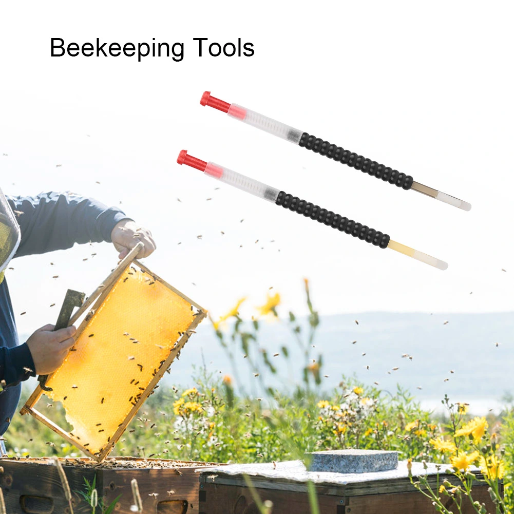 2Pcs Queen Bee Larvae Retractable Grafting Tool Beekeeping Rearing Supplies Tools