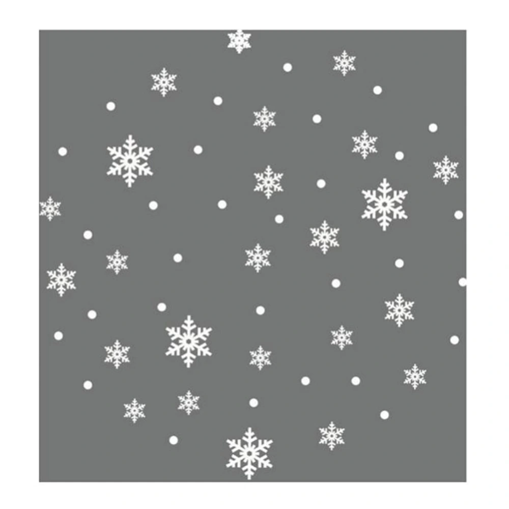 Christmas Snowflakes Decal Shop Window Glass DIY Decorative Sticker Ornament